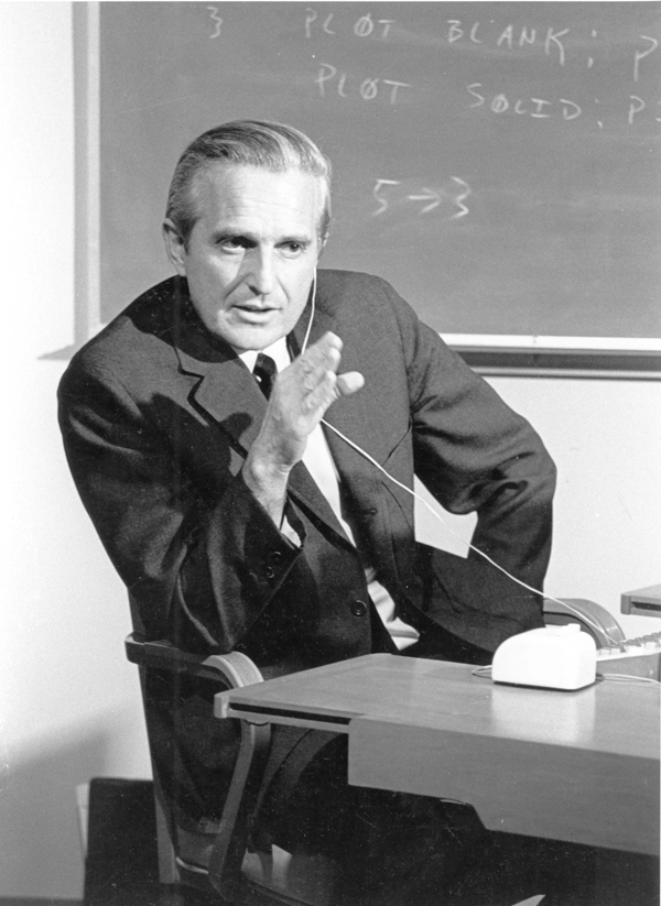 Douglas Engelbart au SRI en 1968